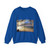 DELACROIX, EUGENE - The Sea from the Heights of Dieppe (Artwork) Crewneck Sweatshirt