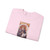 GOZZOLLI, Benozzo - St Nicholas of Tolentino (on the pillar) (Artwork) Crewneck Sweatshirt