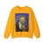 Domenico Veneziano - Head of a Tonsured, Bearded Saint (Artwork) Crewneck Sweatshirt