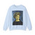 Domenico Veneziano - Head of a Tonsured, Beardless Saint (Artwork) Crewneck Sweatshirt