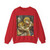 GIOTTO di Bondone - 1.Birth of Jesus (detail) (Artwork) Crewneck Sweatshirt