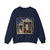 GIOTTO di Bondone - 3. Annunciation to St Anne (Artwork) Crewneck Sweatshirt