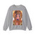 ALBEREGNO, Jacobello- Vision of St. John the Evangelist (Artwork) Crewneck Sweatshirt