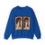 GOES, Hugo van der -Portinari- Portinari Triptych (closed) (Artwork) Crewneck Sweatshirt