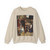 HOOCH, Pieter de - Figures Drinking in a Courtyard (Artwork) Crewneck Sweatshirt