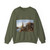 MARIESCHI, Michele - Capriccio with Gothic Building and Obelisk (Artwork) Crewneck Sweatshirt