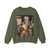 VASARI, Giorgio - St Luke Painting the Virgin (detail) (Artwork) Crewneck Sweatshirt