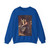 PUGET, Pierre -painting- The Holy Family at the Palm-tree (Artwork) Crewneck Sweatshirt