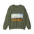 BIERSTADT, Albert - Surveyors Wagon in the Rockies (Artwork) Crewneck Sweatshirt