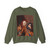 LEYSTER, Judith - Two Children with a Cat (Artwork) Crewneck Sweatshirt