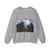 HOBBEMA, Meyndert - A Road winding past Cottages (Artwork) Crewneck Sweatshirt