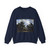 HOBBEMA, Meyndert - A Road winding past Cottages (Artwork) Crewneck Sweatshirt