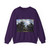 HOBBEMA, Meyndert - A Road winding past Cottages (Artwork) Crewneck Sweatshirt