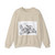 DELACROIX, EUGENE - Sketch for Attila 2 (Artwork) Crewneck Sweatshirt