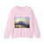 TURNER, Joseph Mallord William - The Blue Rigi Lake of Lucerne Sunrise (Artwork) Crewneck Sweatshirt