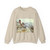MONET, Claude - The Road to Vetheuil (Artwork) Crewneck Sweatshirt