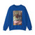 MICHELANGELO, Buonarroti - Jesse - David - Solomon (detail) (Artwork) Crewneck Sweatshirt