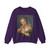 BOUCHER, Francois - Young Woman with a Bouquet of Roses (Artwork) Crewneck Sweatshirt