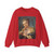 BOUCHER, Francois - Young Woman with a Bouquet of Roses (Artwork) Crewneck Sweatshirt