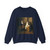 BOURSSE, Esaias - Interior with an Old Woman at a Spinning Wheel (Artwork) Crewneck Sweatshirt