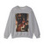 BOUTS, Dieric the Elder - Winged Altarpieces - The Ordeal by Fire (detail)4 (Artwork) Crewneck Sweatshirt