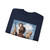 CIMA da Conegliano - St Christopher with the Infant Christ and St Peter (Artwork) Crewneck Sweatshirt