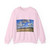 BOUDIN, Eugene - The Beach at Tourgeville-les-Sablons (Artwork) Crewneck Sweatshirt
