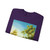 CANALETTO - River Landscape with a Column (Artwork) Crewneck Sweatshirt