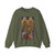 CIONE, Jacopo di - Adoring Saints - Right Main Tier Panel (Artwork) Crewneck Sweatshirt