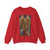 CIONE, Jacopo di - Adoring Saints - Right Main Tier Panel (Artwork) Crewneck Sweatshirt