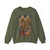 CIONE, Jacopo di - Adoring Saints - Left Main Tier Panel (Artwork) Crewneck Sweatshirt