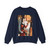 BOUTS, Dieric the Elder - Winged Altarpieces - The Ordeal by Fire (detail)1 (Artwork) Crewneck Sweatshirt