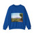HUMMEL, Johann Erdmann - Schloss Wilhelmshohe with the Habichtswald (Artwork) Crewneck Sweatshirt