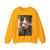 Jeune_fille_se_defendant_contre_lamour (Artwork) Crewneck Sweatshirt