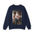 Jeune_fille_se_defendant_contre_lamour (Artwork) Crewneck Sweatshirt