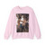 Jeune_fille_se_defendant_contre_lamour (Artwork) Crewneck Sweatshirt