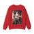 Jeune_fille_se_defendant_contre_lamour (Artwork) Crewneck Sweatshirt