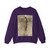 MICHELANGELO, Buonarroti -Drawing--Crucifix, Pieta- Christ on the Cross (Artwork) Crewneck Sweatshirt
