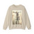 MICHELANGELO, Buonarroti -Drawing--Crucifix, Pieta- Crucifix (Artwork) Crewneck Sweatshirt