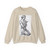 MICHELANGELO, Buonarroti -Drawing--Drawing- woman3 (Artwork) Crewneck Sweatshirt