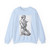 MICHELANGELO, Buonarroti -Drawing--Drawing- woman3 (Artwork) Crewneck Sweatshirt