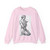 MICHELANGELO, Buonarroti -Drawing--Drawing- woman3 (Artwork) Crewneck Sweatshirt