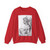 MICHELANGELO, Buonarroti -Drawing--Heads- Allegorical figure (Artwork) Crewneck Sweatshirt