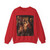JORDAENS, Jacob - The Holy Family with St Anne the Young Baptist and his Parents (Artwork) Crewneck Sweatshirt