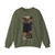 MONET, Claude - A Bar at the FoliesBergeres detail of reflections (Artwork) Crewneck Sweatshirt