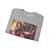 MICHELANGELO, Buonarroti -Paintings- The Conversion of Saul (detail)4 (Artwork) Crewneck Sweatshirt