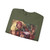 MICHELANGELO, Buonarroti -Paintings- The Conversion of Saul (detail)4 (Artwork) Crewneck Sweatshirt