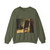 REMBRANDT Harmenszoon van RIJN - ARTIST IN HIS STUDIO, 1629, OIL ON PANEL (Artwork) Crewneck Sweatshirt