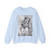 MICHELANGELO, Buonarroti -Sistine Chapel-Study of a Man (Artwork) Crewneck Sweatshirt