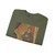 CIMABUE - -mosaics- Christ Enthroned between the Virgin and St John the Evangelist (detail) (Artwork) Crewneck Sweatshirt